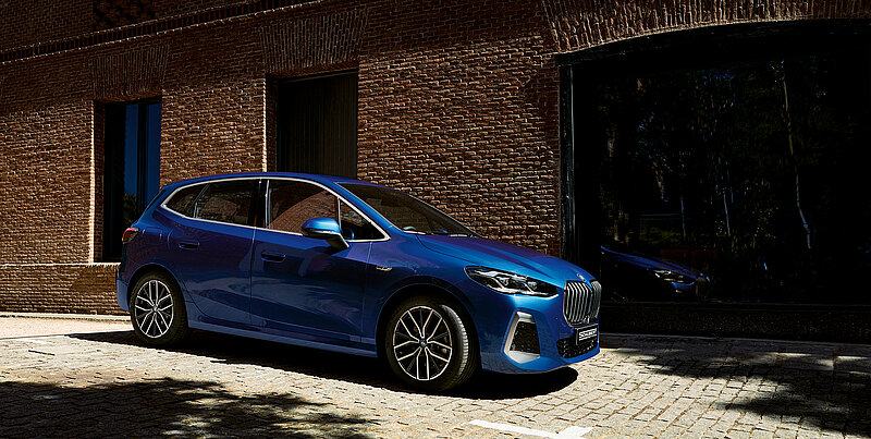 BMW 218i Active Tourer in Blau