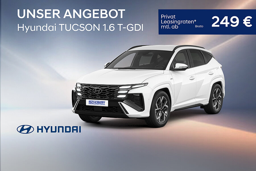 Hyundai Tucson 1.6 T-GDI Leasingangebot für 249 Euro monatlich