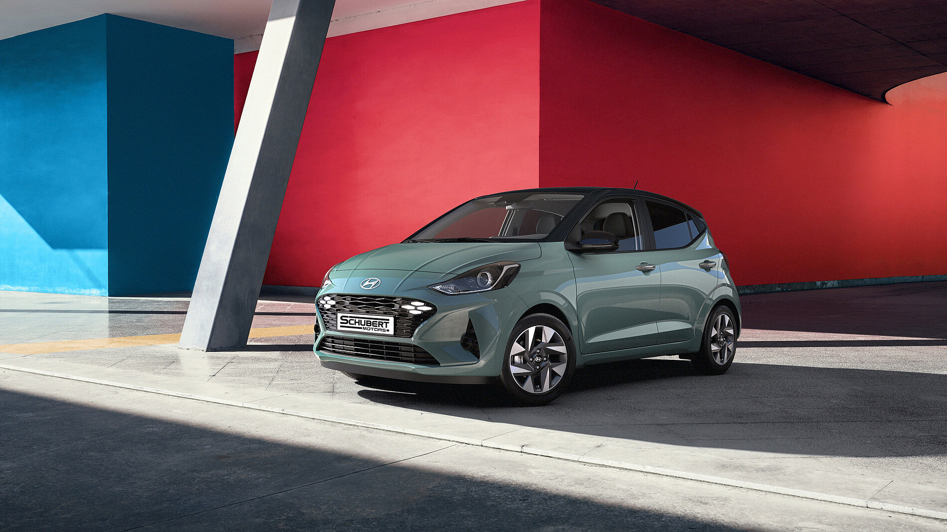 Hyundai i10 MY24 in Türkis